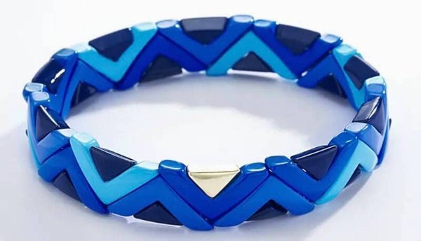 Bracelet coloré triangle