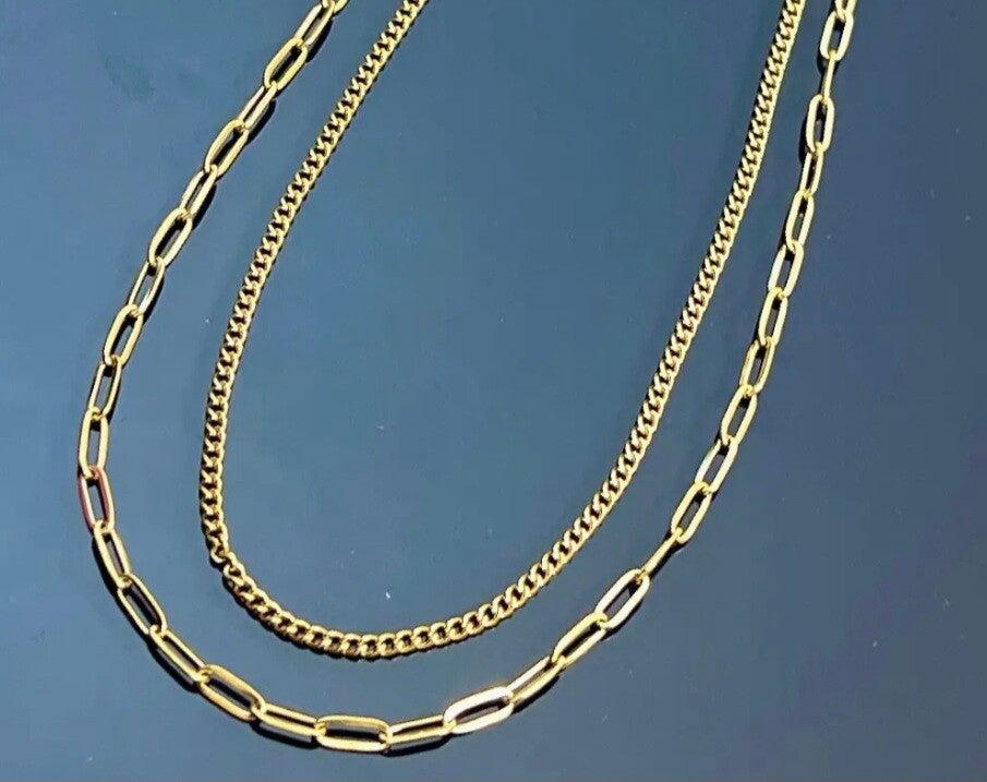 Collier charms double tour