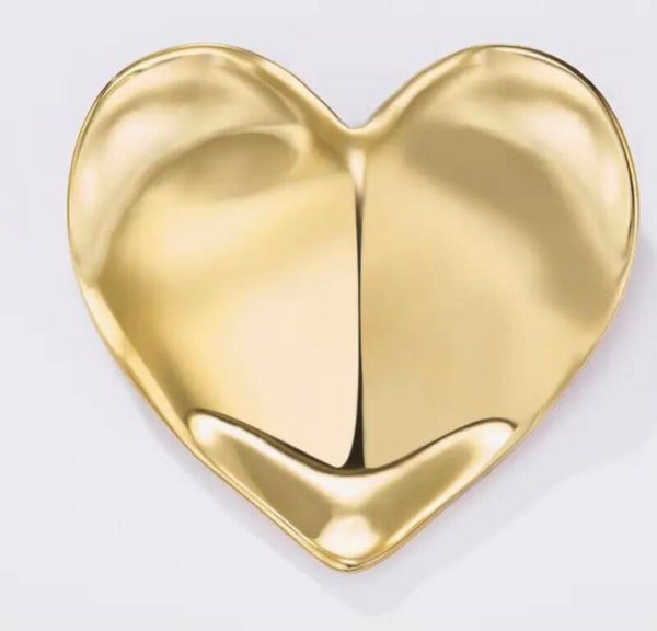 Broche coeur plein
