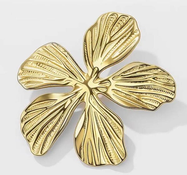 Broche fleur pleine