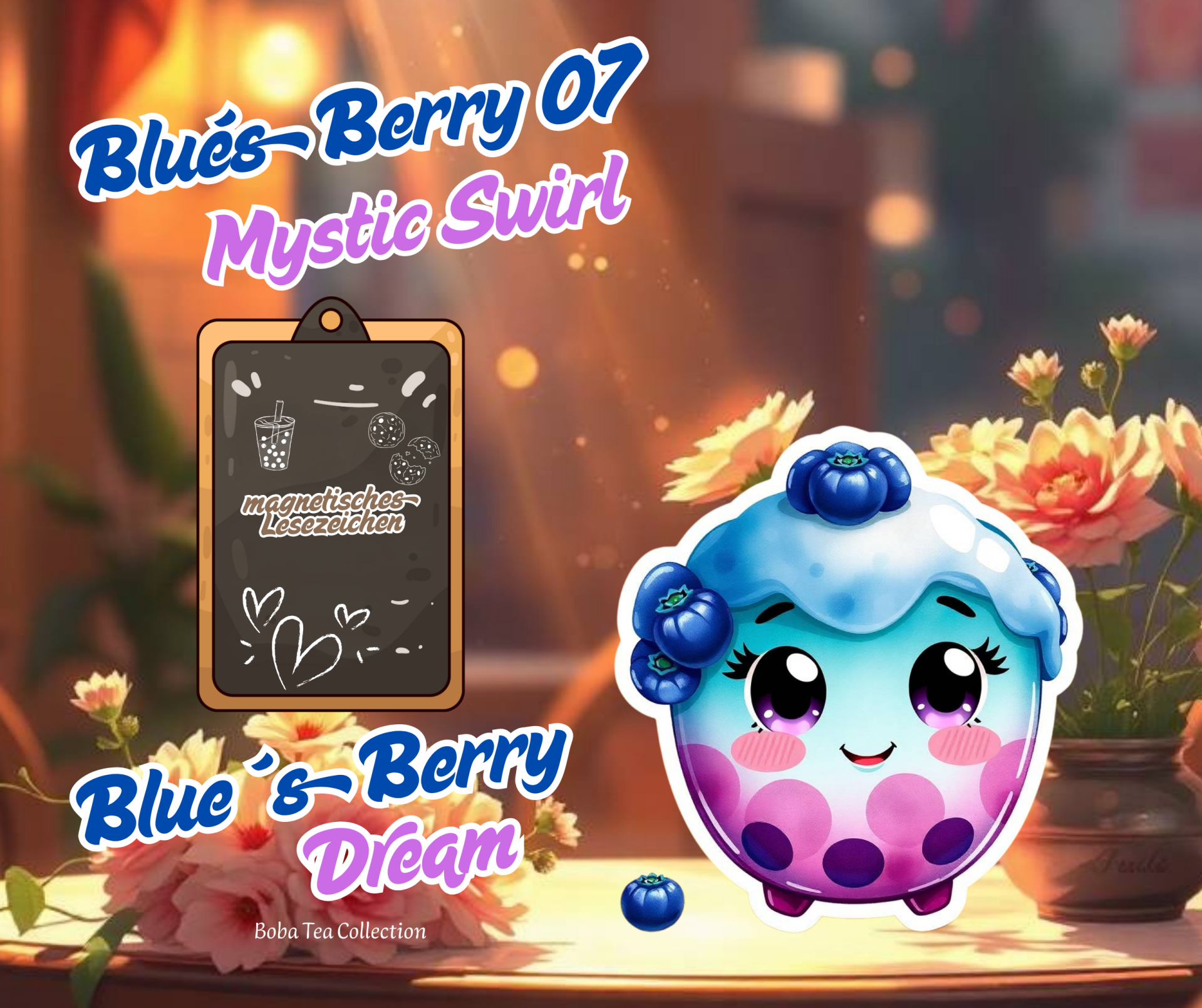Magnetisches Lesezeichen Blue´s Berry07 Mystic Swirl