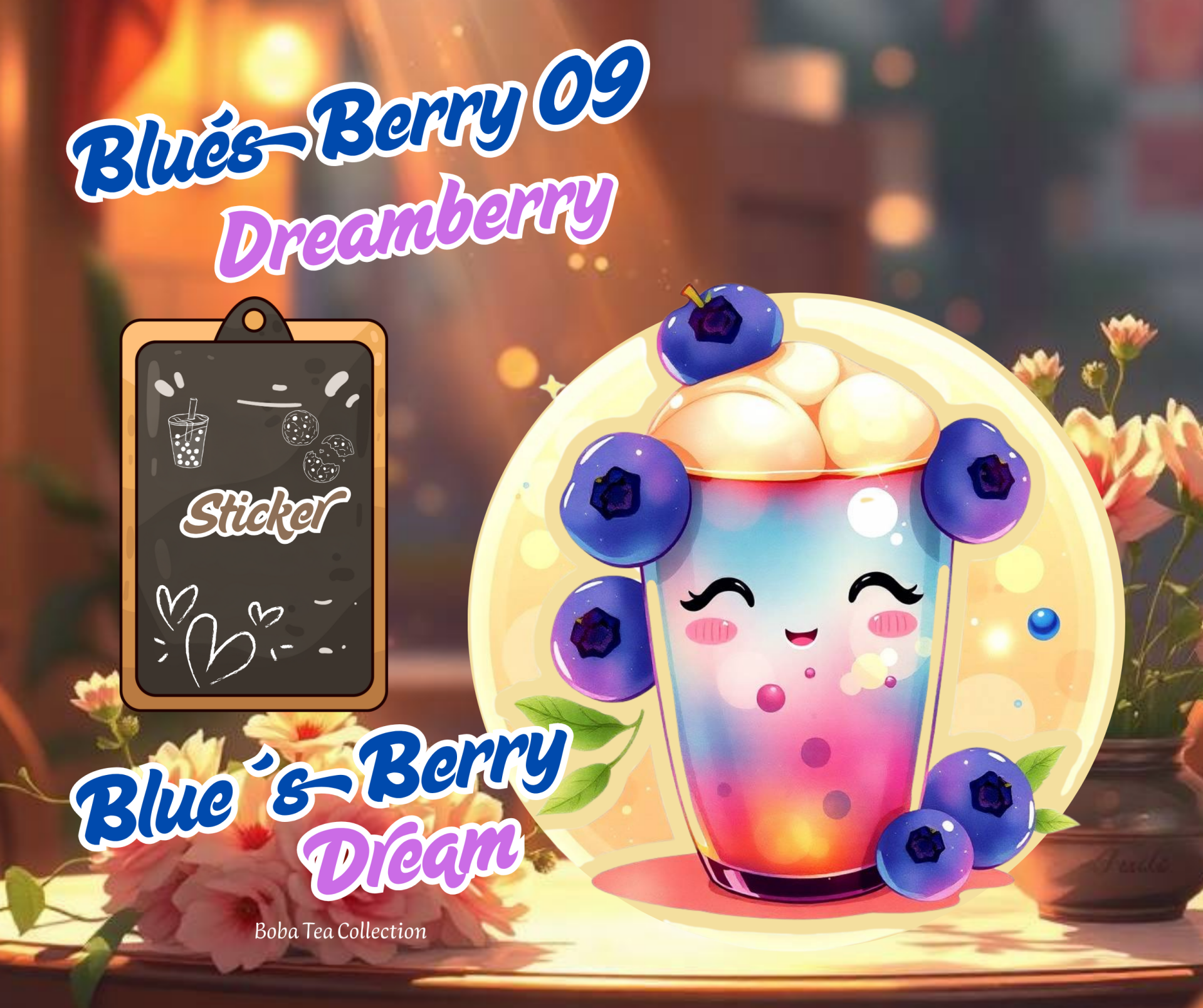 Sticker Blue´s Berry 09 Dreamberry