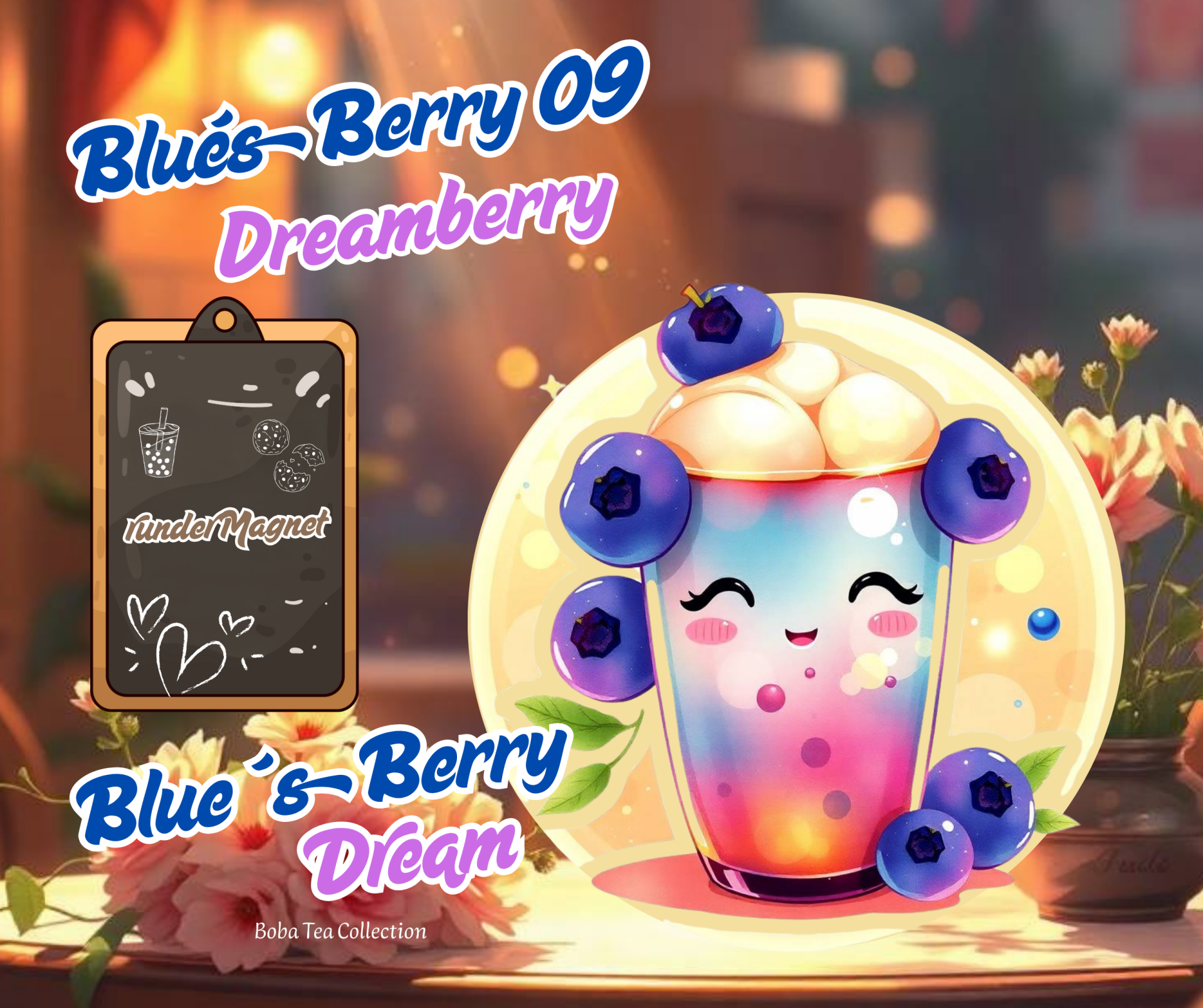 runder Magnet Blue´s Berry09 Dreamberry