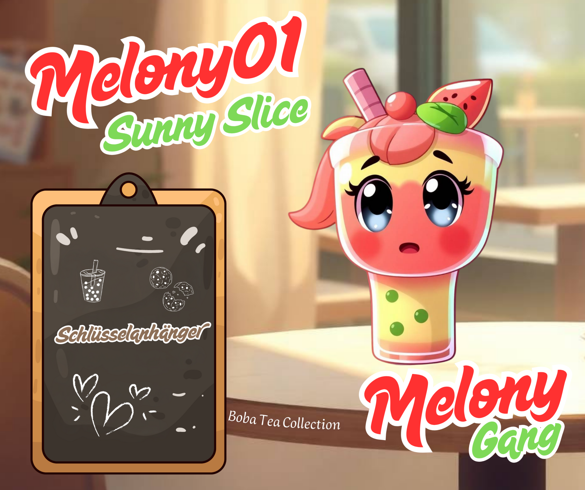 Schlüsselanhänger Melony01 Sunny Slice