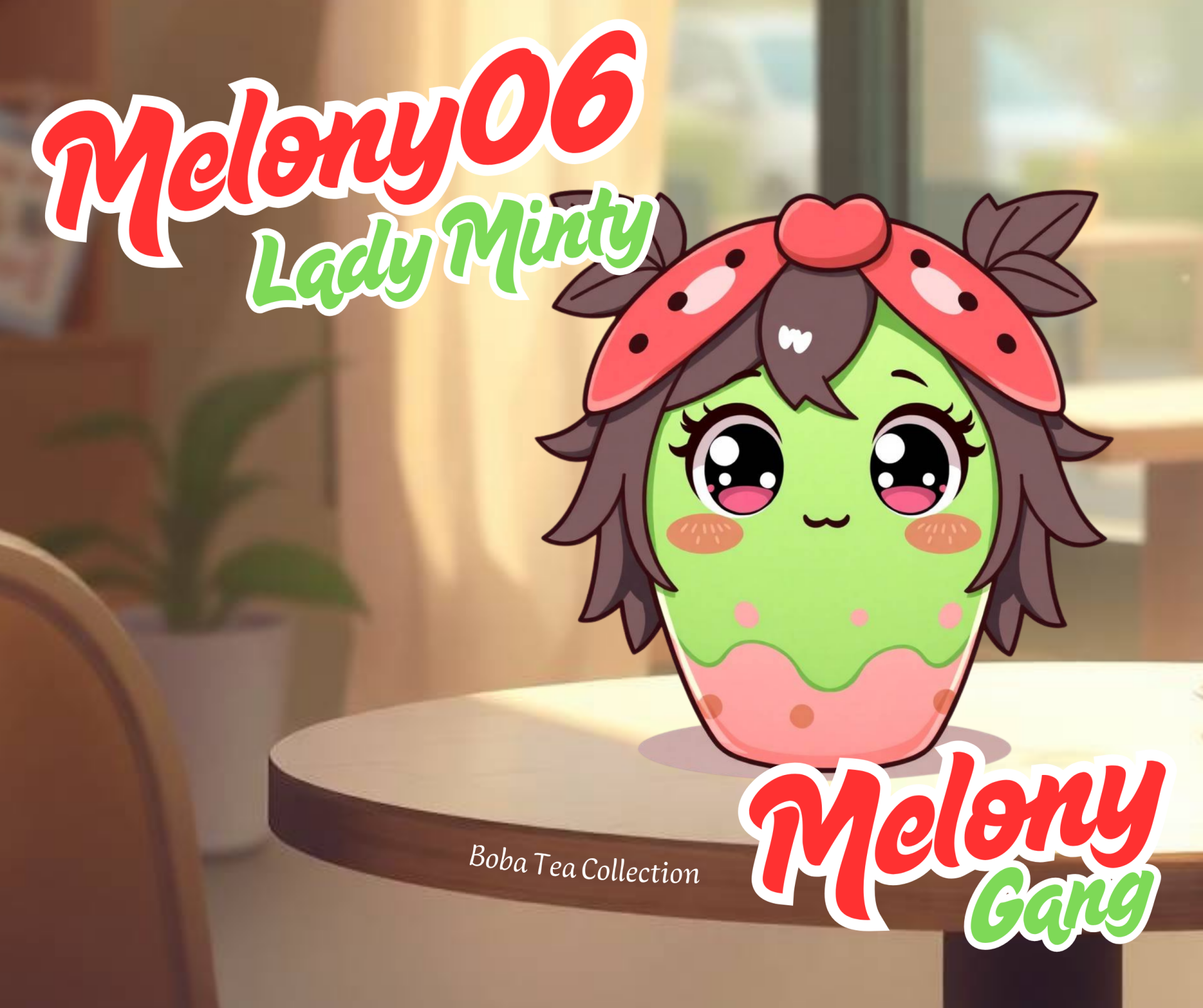 Sticker Melony 06 Lady Minty