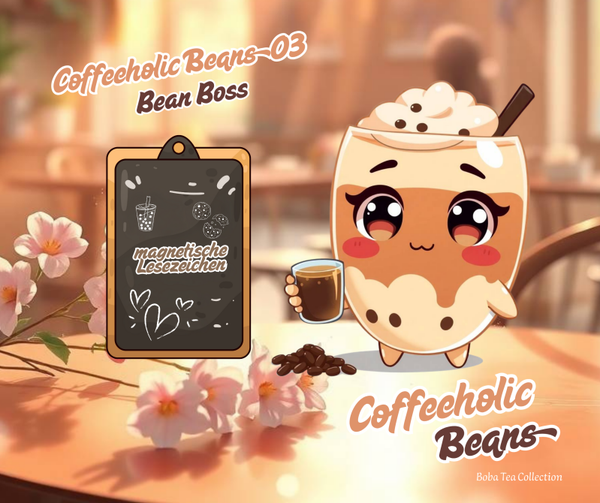 Magnetisches Lesezeichen Coffeeholic Beans 03 Bean Boss