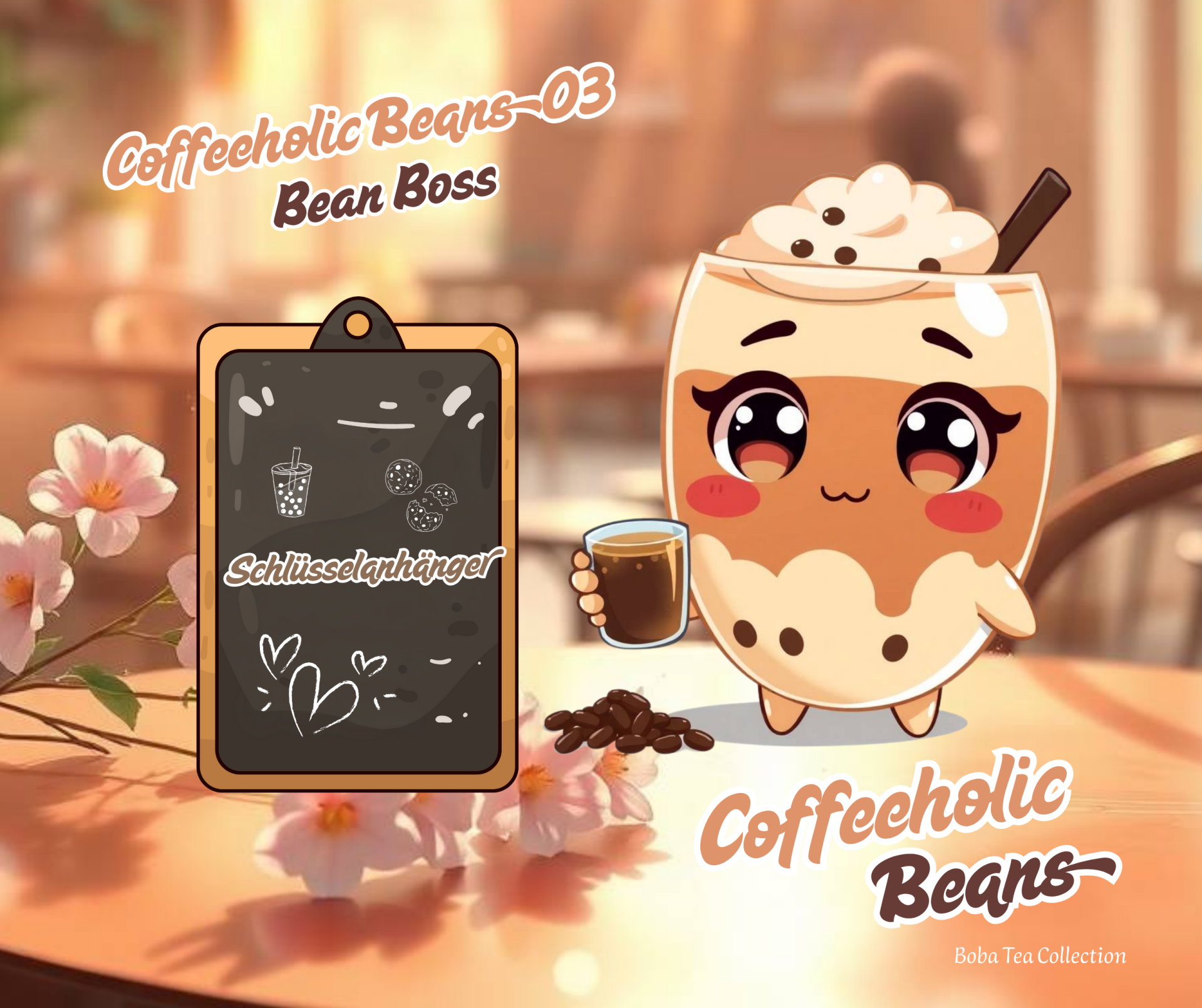 Schlüsselanhänger Coffeeholic Beans 03 Bean Boss