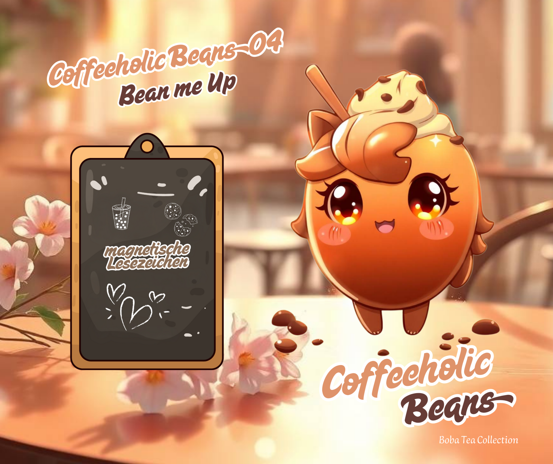 Magnetisches Lesezeichen Coffeeholic Beans 04 Bean Me Up
