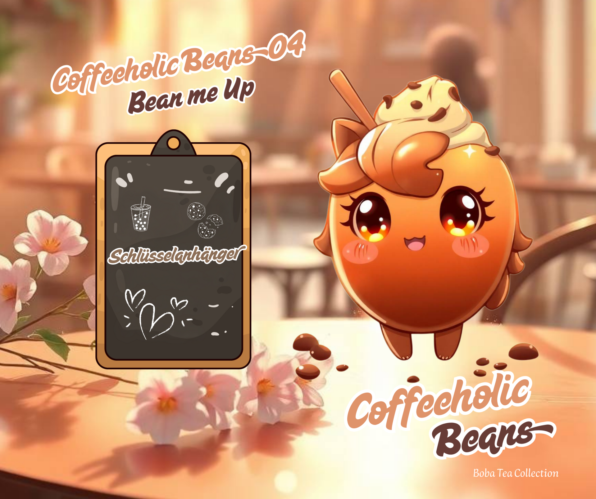 Schlüsselanhänger Coffeeholic Beans 04 Bean Me Up