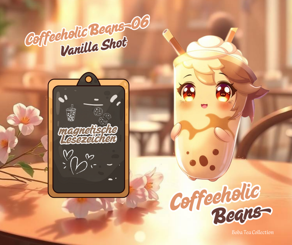 Magnetisches Lesezeichen Coffeeholic Bean 06 Vanilla Shot