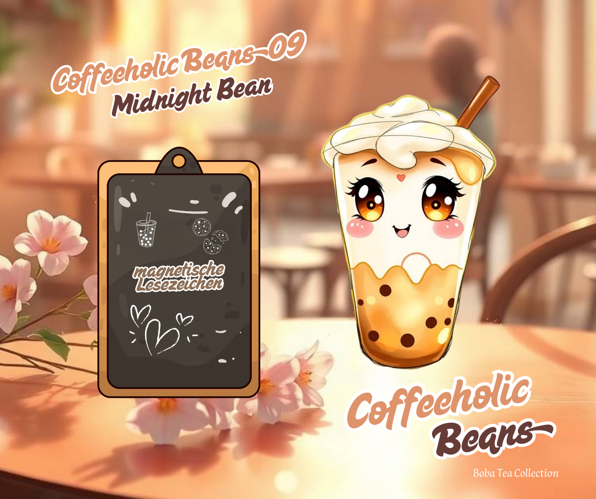 Magnetisches Lesezeichen Coffeeholic Bean 09 Midnight Bean