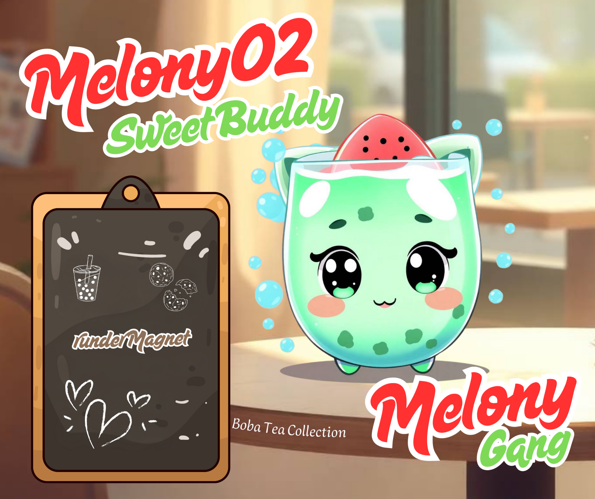 runder Magnet Melony02 Sweet Buddy
