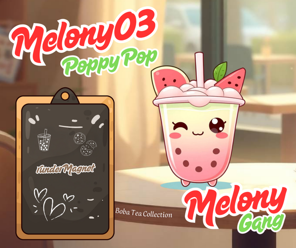 runder Magnet Melony03 Poppy Pop