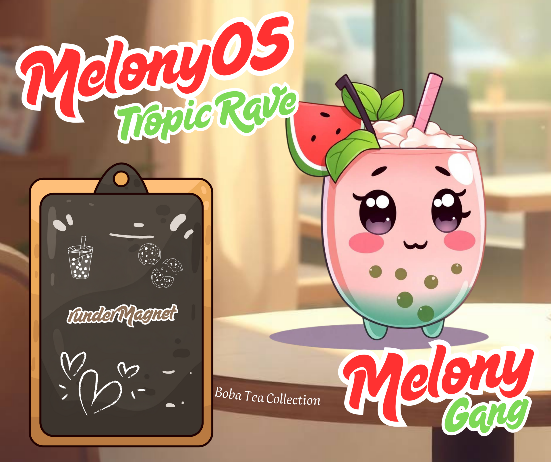 runder Magnet Melony05 Tropic Rave