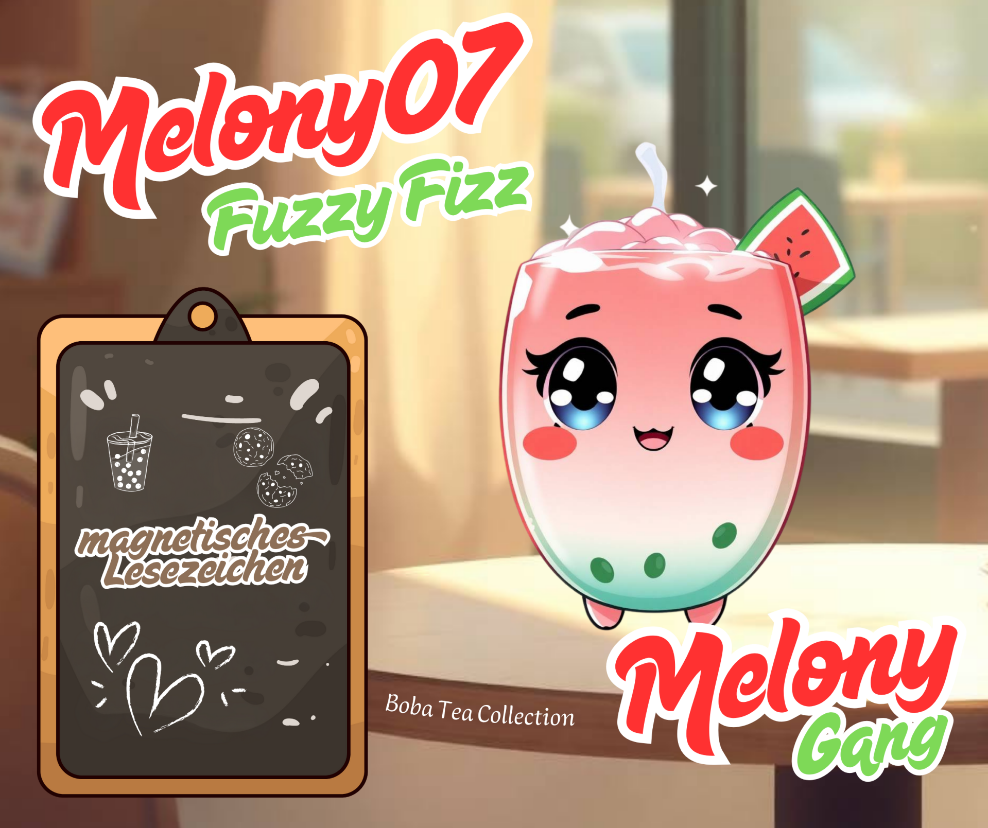 Magnetisches Lesezeichen Melony07 Fuzzy Fizz