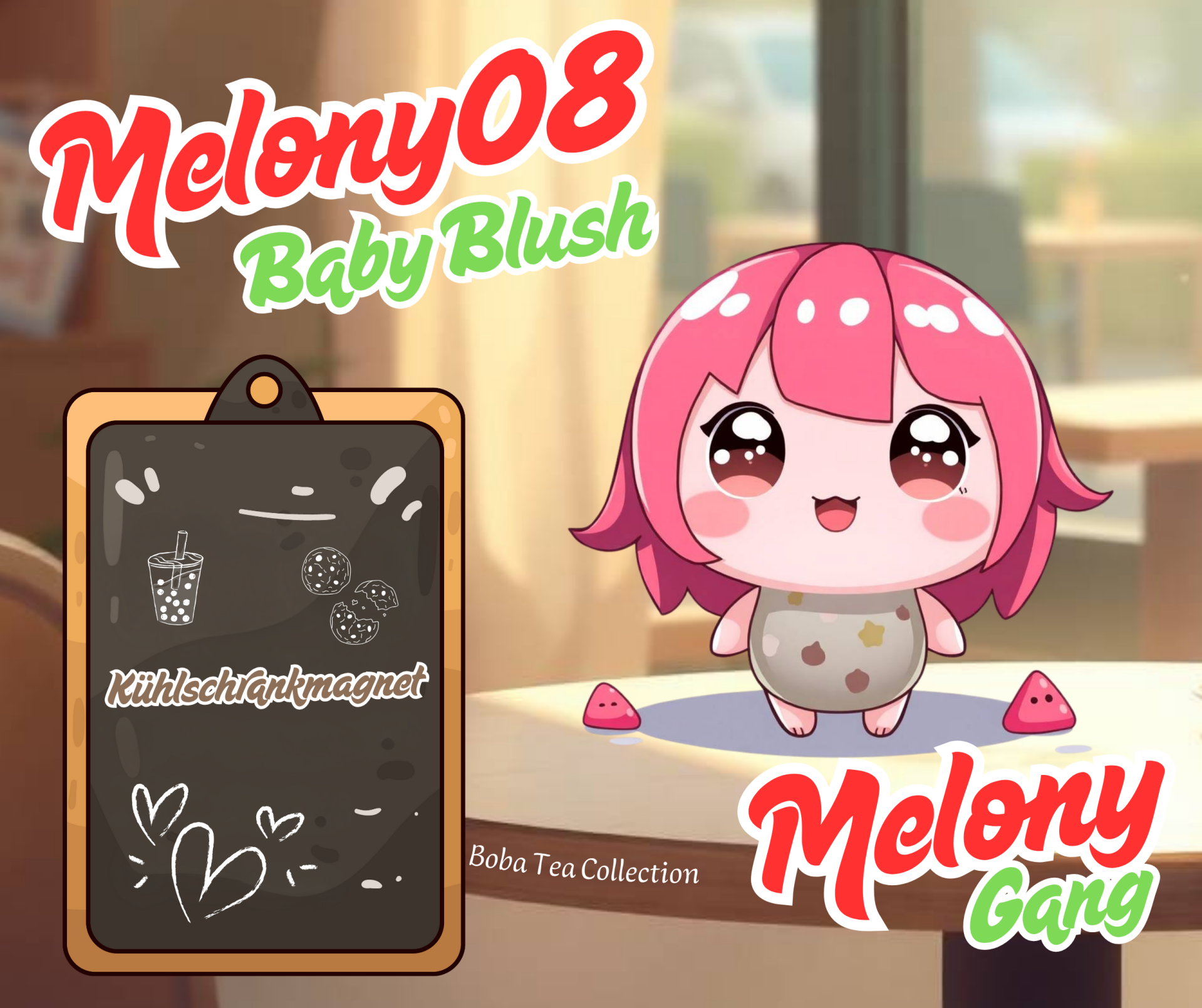 Kühlschrankmagnet Melony08 Baby Blush