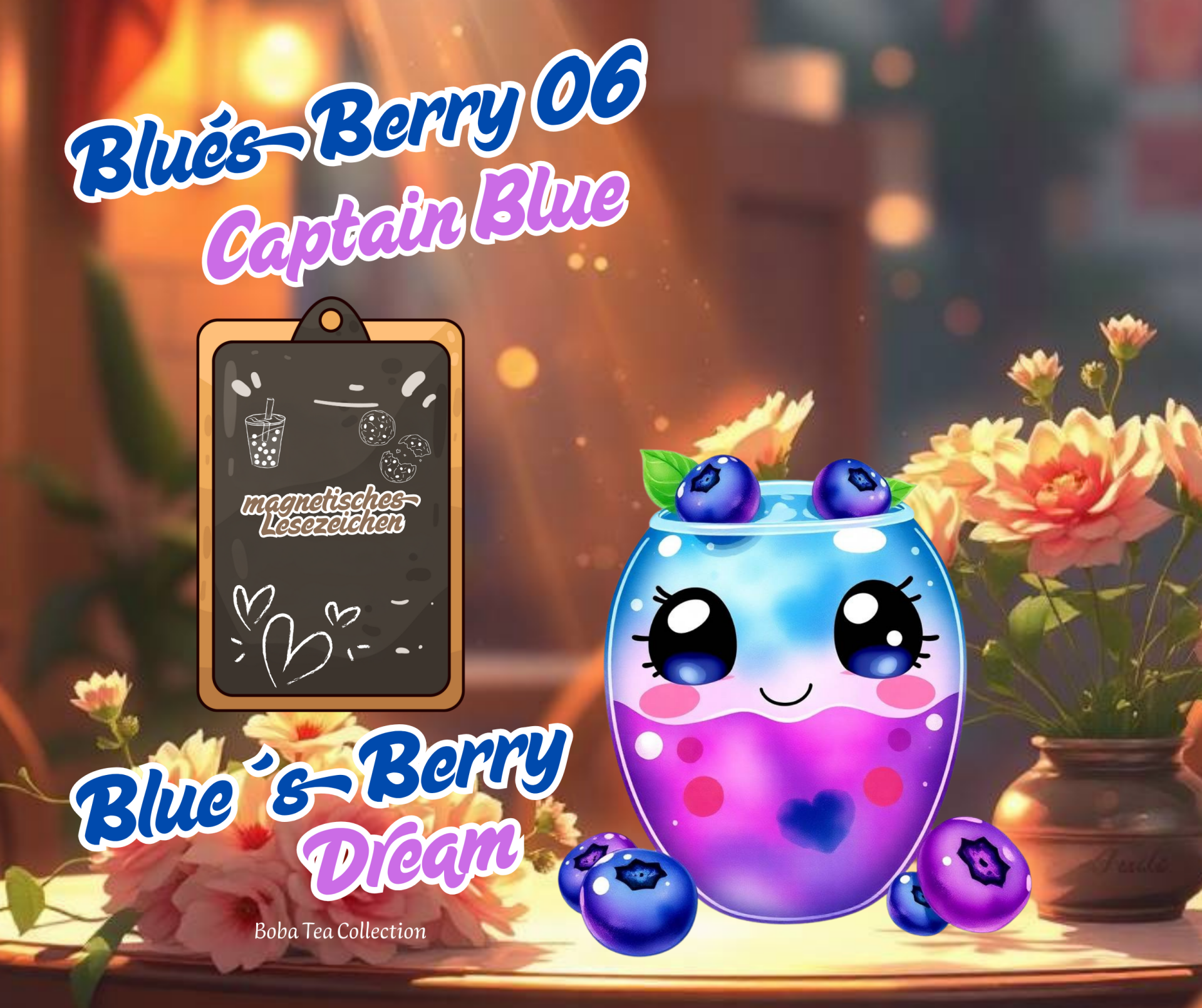 Magnetisches Lesezeichen Blue´s Berry06 Captain Blue