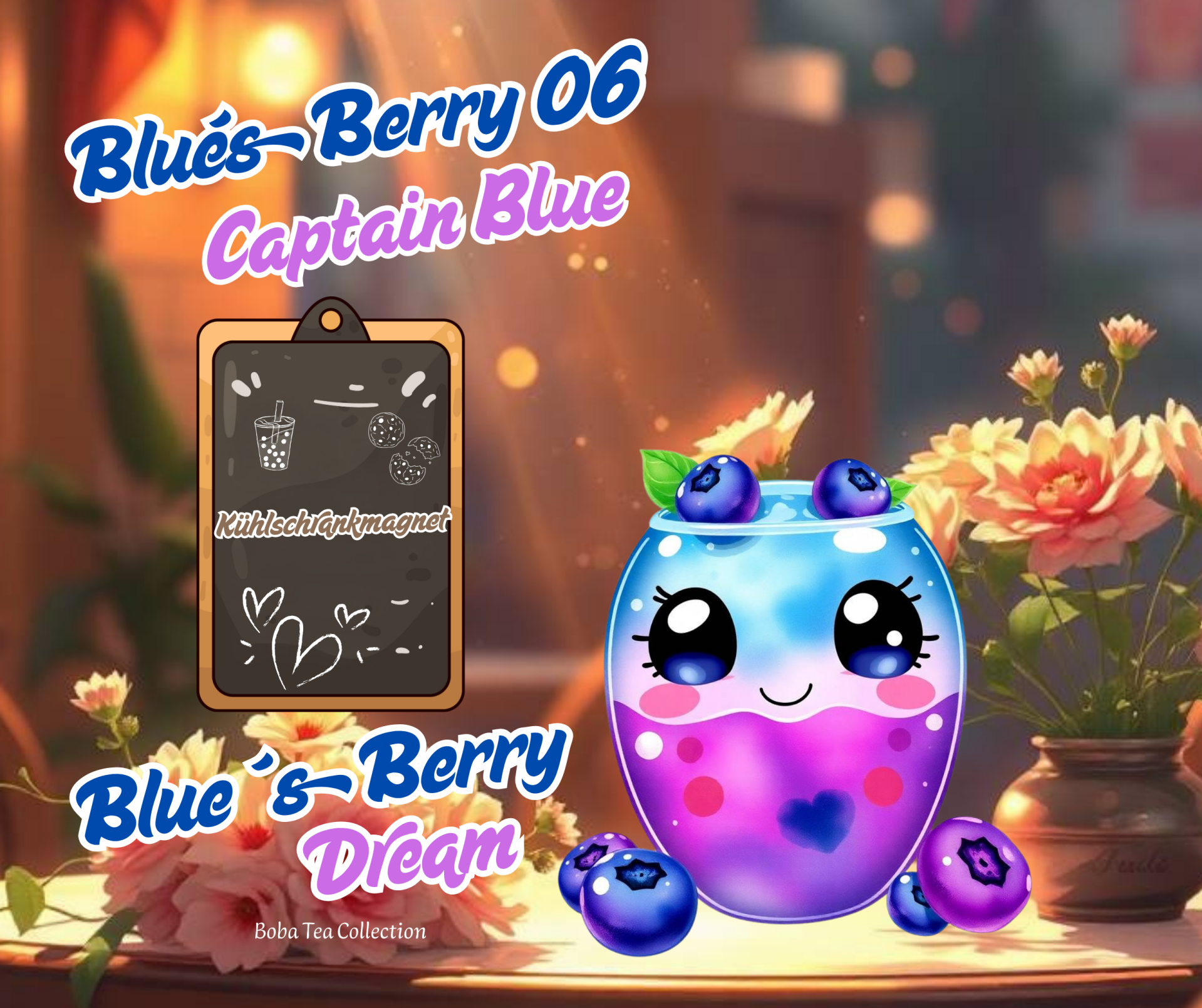 Kühlschrankmagnet Blue´s Berry06 Captain Blue