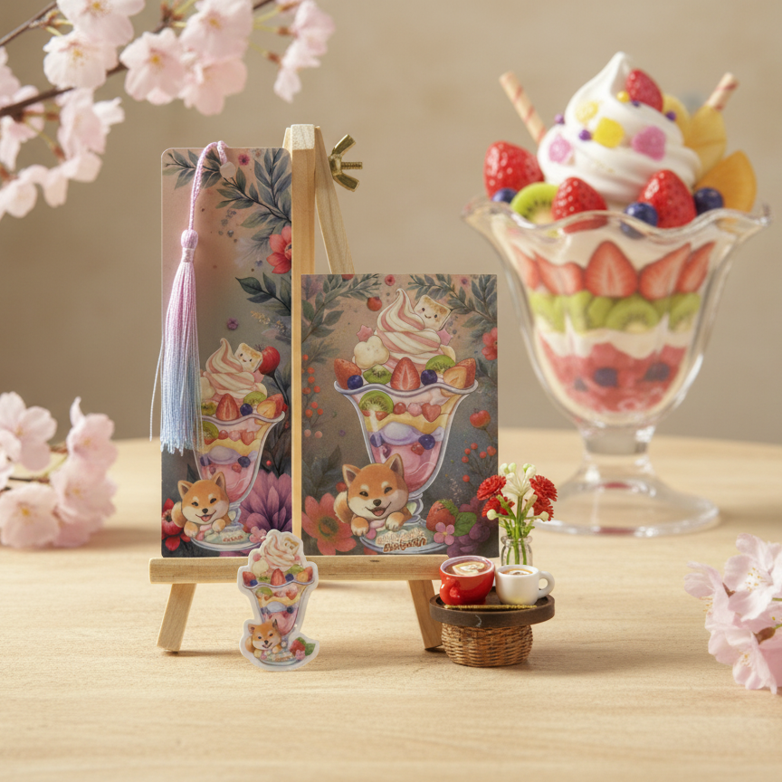 Shiba FrüchteEisbecher – Design Set