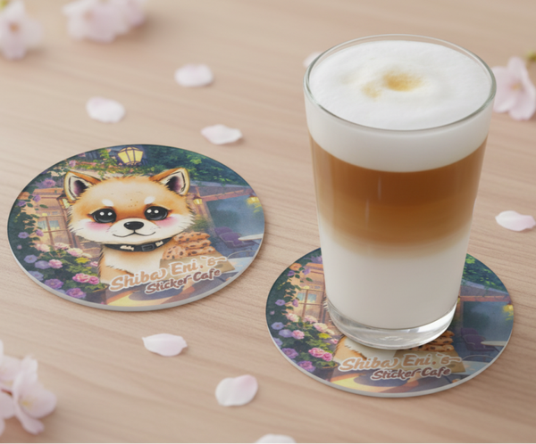 ShibaEni Untersetzer – Der perfekte Platz für deine Tasse!