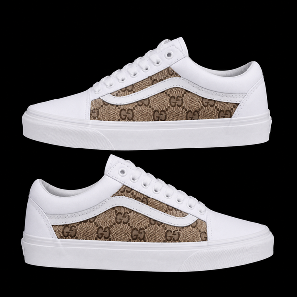 Sandstone Monogram Vans