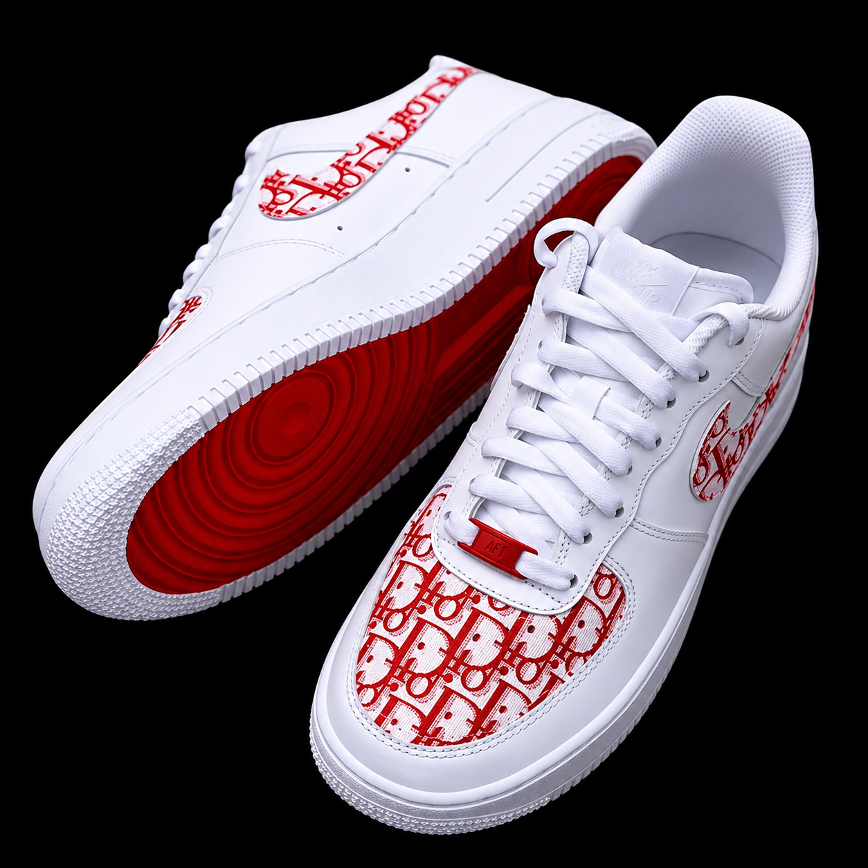 Crimson Monogram AF1