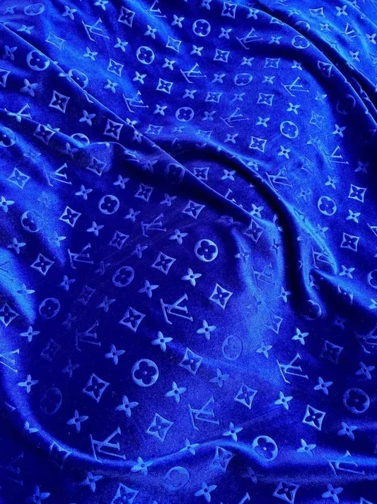 Royal Blue Luxury Velvet Fabric