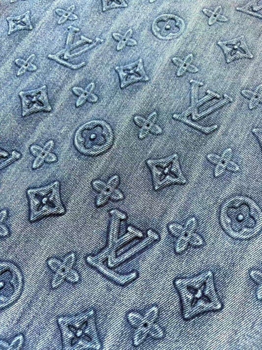Vintage Indigo Monogram Denim