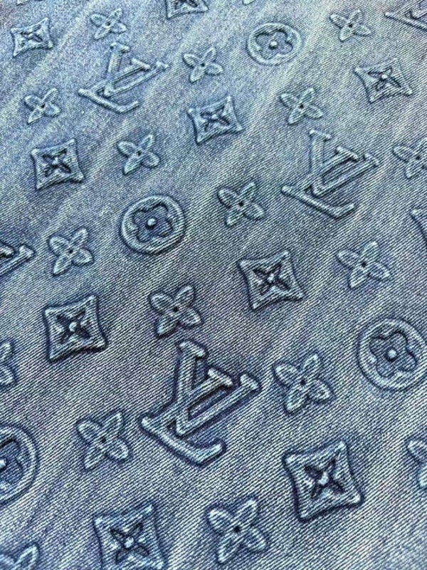 Vintage Indigo Monogram Denim