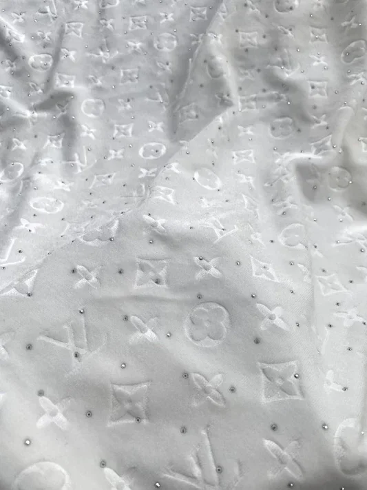 Ivory Stardust Velvet