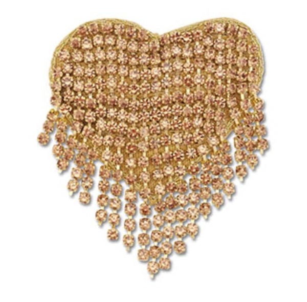 Broche golden heart