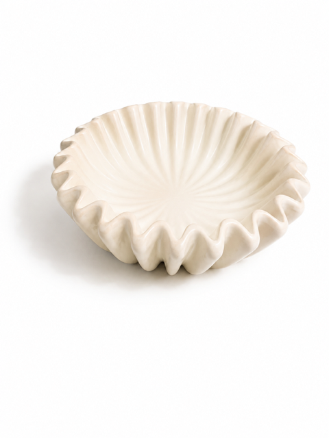 Schaal geribbeld 20cm