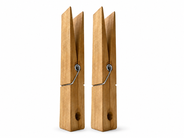 Set houten wandknijpers