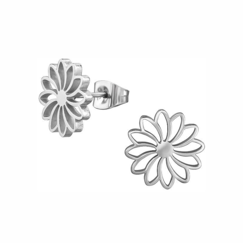 Flower oorbellen