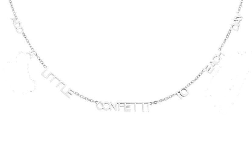Confetti ketting