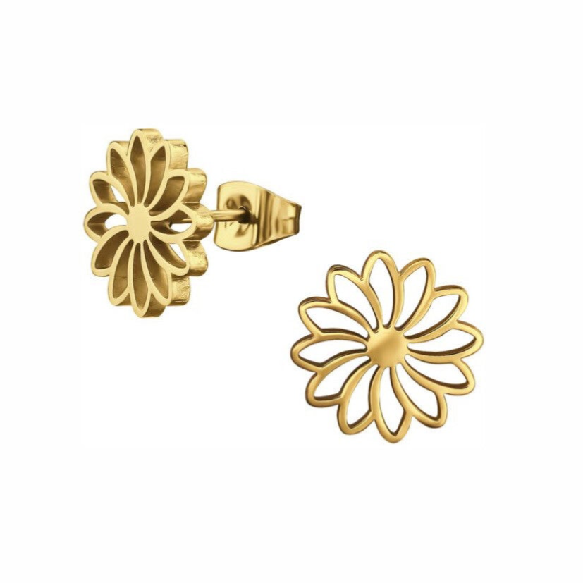 Flower oorbellen