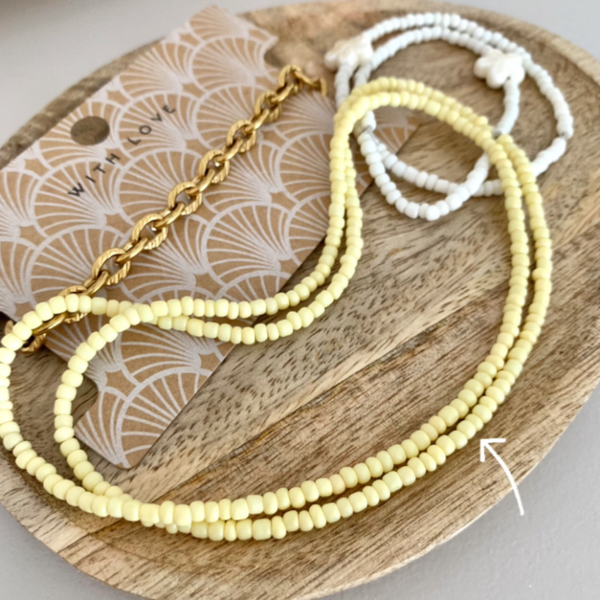 Elastische kralen ketting