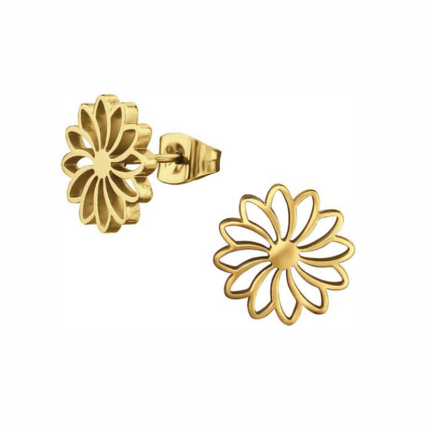 Flower oorbellen