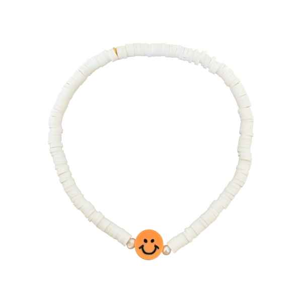 Smiley enkelbandje