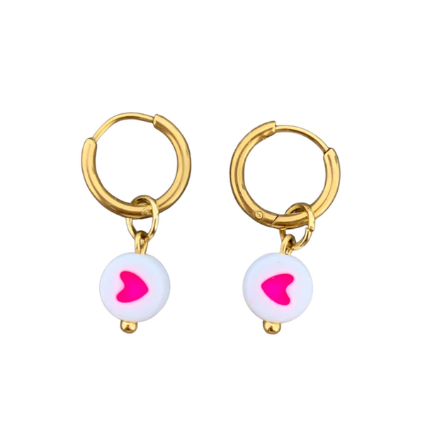 Heart oorbellen
