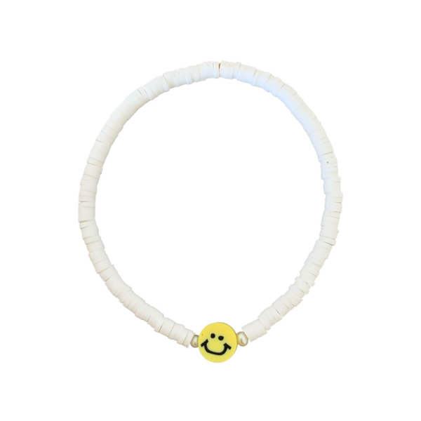 Smiley enkelbandje