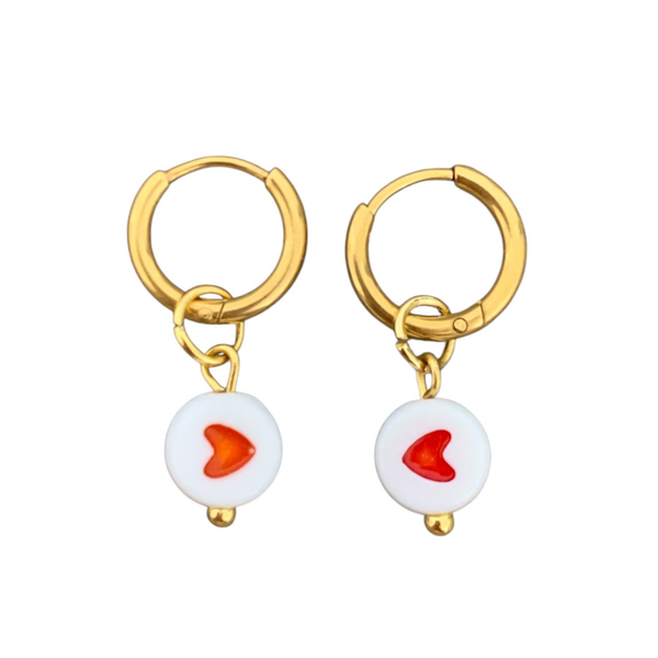 Heart oorbellen