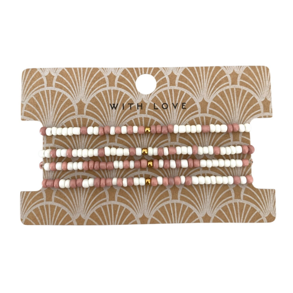 Oud roze armband
