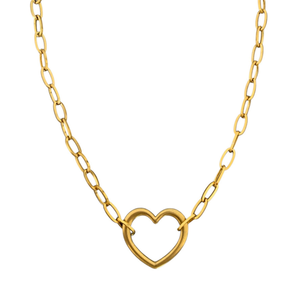 Heart chain ketting