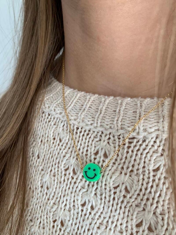 Smiley ketting