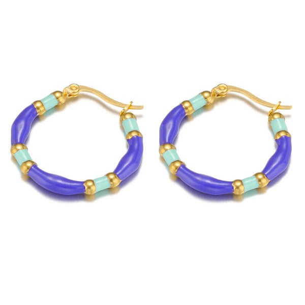 Blue hoops