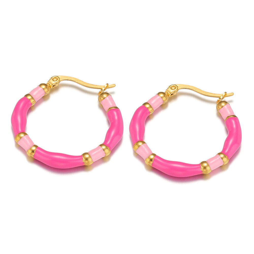 Pink hoops