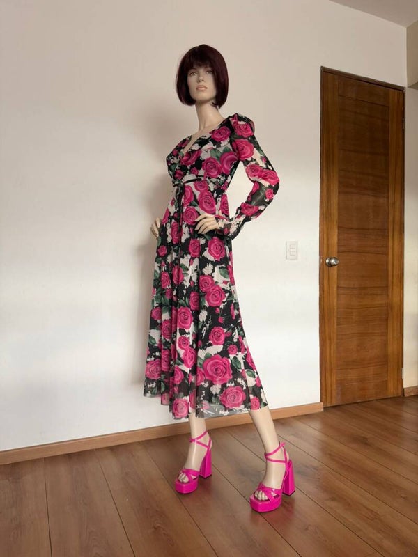 VESTIDO DE FLORES