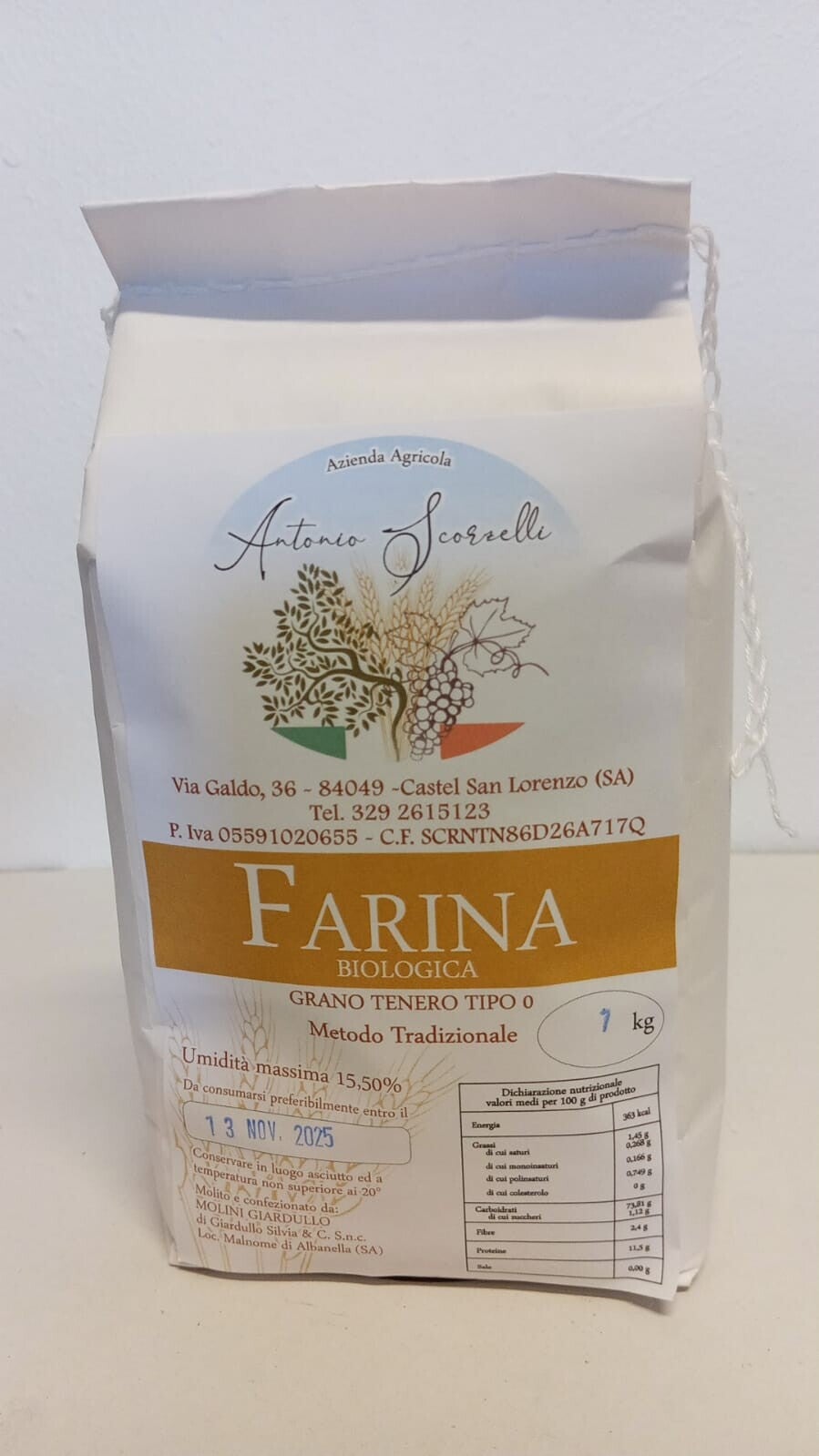 Farina di grano tenero da 5 kg