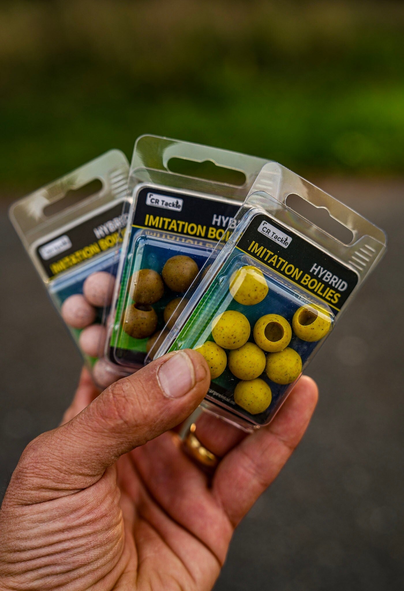 CR Tackle Fake Boilies Washed Out Yellow
